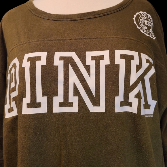 Pink size S/P green shirt - Picture 6 of 7
